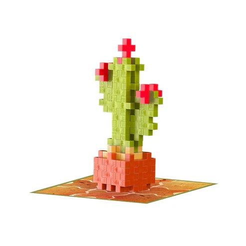 Plus Plus Plant Packet - Calm Cactus - 30 Piece Building Set