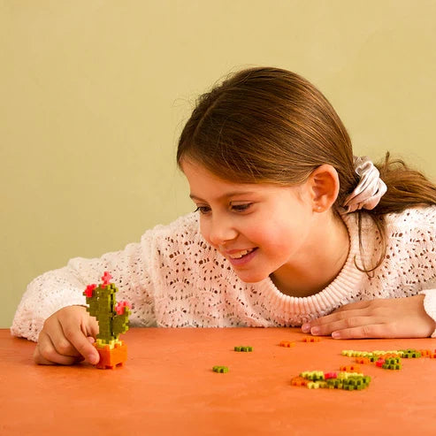 Plus Plus Plant Packet - Calm Cactus - 30 Piece Building Set