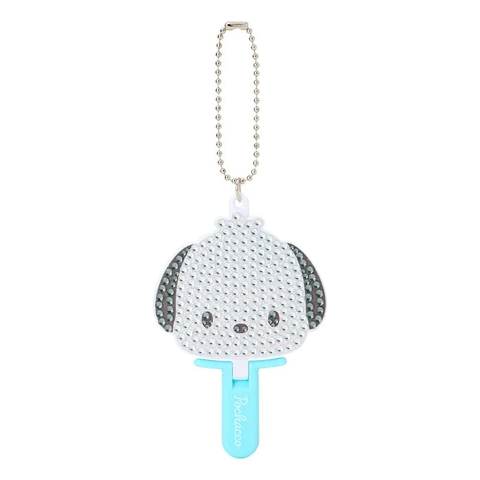 Pochacco Mini Bling Mirror Charm Accessory Japan Original