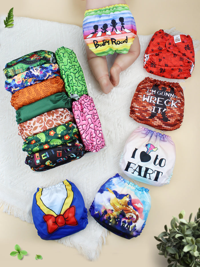 POCKET DIAPER 2.0 6 PACK(NO INSERTS) - BUY 2 GET 1 FREE