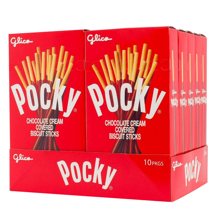 Pocky Chocolate Covered Cookie Sticks - 20 Count