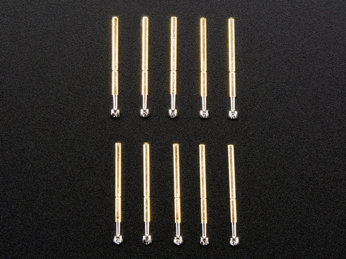 Pogo Pins "Spear Head" (10 pack) (P75-LM3) by The Pi Hut - The Pi Hut