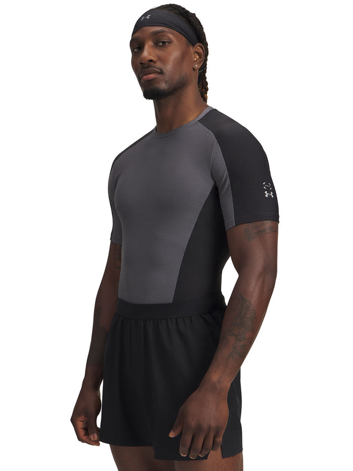 Polera manga corta de Entrenamiento para Hombre Halo Gris Under Armour