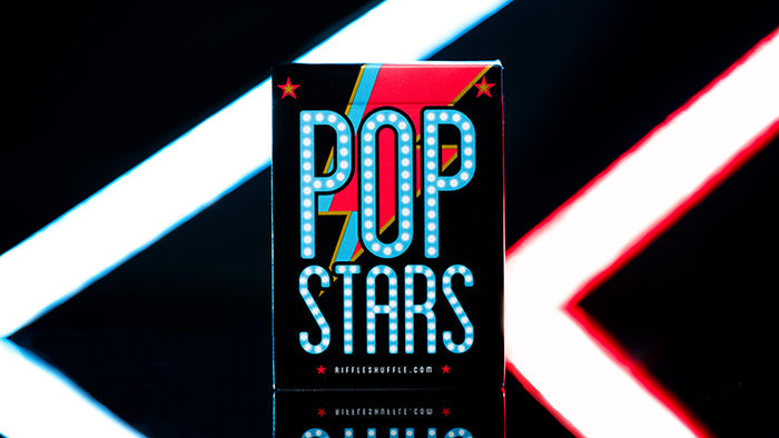Pop Star Playing Cards Playing Cards by Riffle Shuffle Playing Card Company