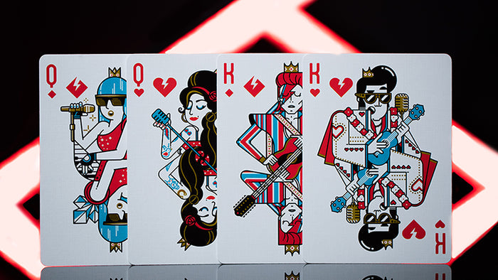 Pop Star Playing Cards Playing Cards by Riffle Shuffle Playing Card Company