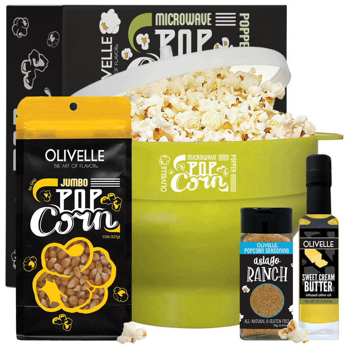 Microwave Popcorn Gift Kit Olive Jumbo Asiago Ranch