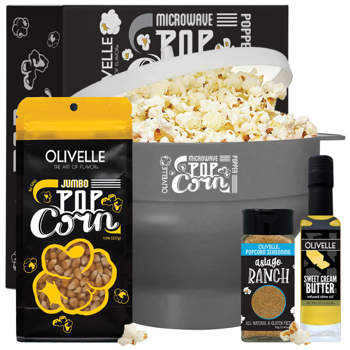 Microwave Popcorn Gift Kit Smoke Jumbo Asiago Ranch