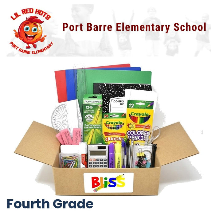 Port Barre Elementary School 4th Grade School Supply Kit