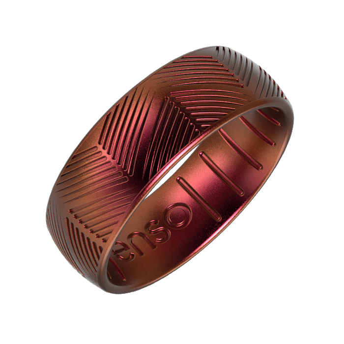 Etched Classic Silicone Ring - Poseidon Tremor