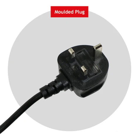 Power Cable for Lawnmower and Garden Strimmers Spear & Jackson | Gardenline Mains Power Lead with UK Plug, Black, 8.4m