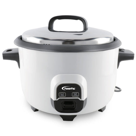 PowerPac 10L Rice Cooker, Commercial Rice Cooker, Big Rice Cooker with Non Stick Inner Pot (PPRC100)