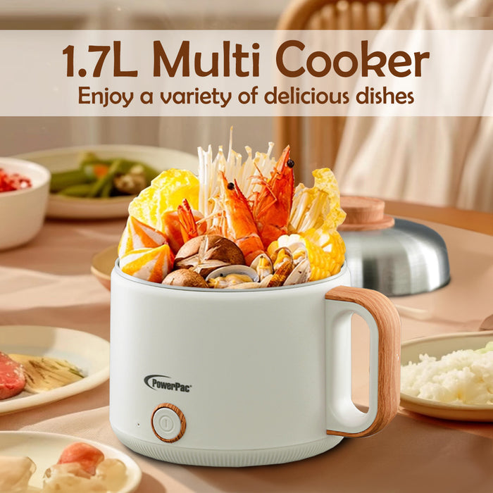 PowerPac 1.7L Multi Cooker steamboat noodle cooker (PPJ3070)