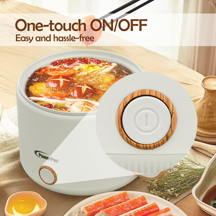 PowerPac 1.7L Multi Cooker steamboat noodle cooker (PPJ3070)
