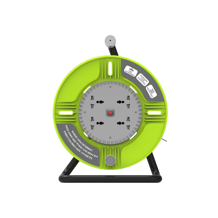 PowerPac Cable Reel 50M Portable Cable Reel, Extension Socket, Power Reel, Power Cord (PP850)