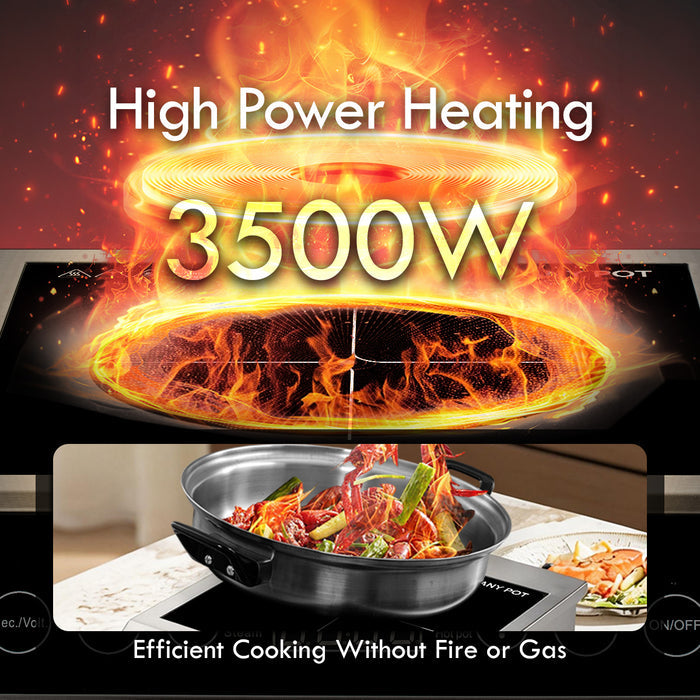 PowerPac Ceramic Cooker (Professional), High Power Ceramic Cooker, Fast Heat Ceramic Cooker 3500W (PPIC885)
