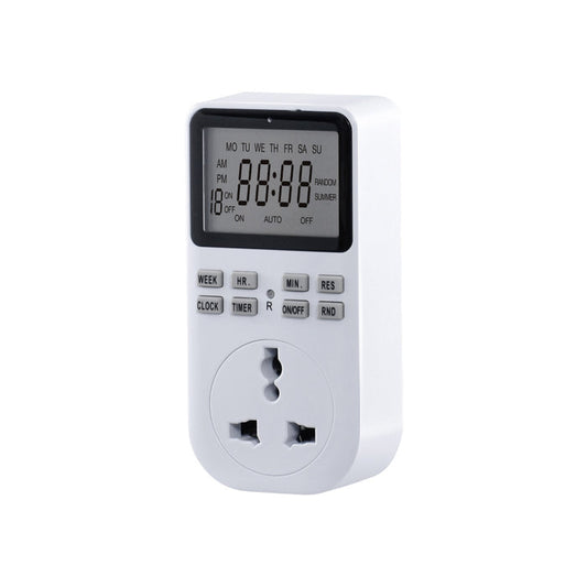 PowerPac Digital Timer Plug Socket, Digital 24hrs / 7 days Timer for 13A Multi Socket (FDD60-D2)