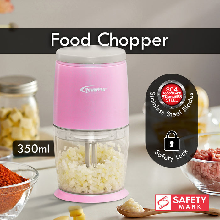 PowerPac Electric Food Chopper, Food Preparation with Safety Lock Switch (PPCP613)