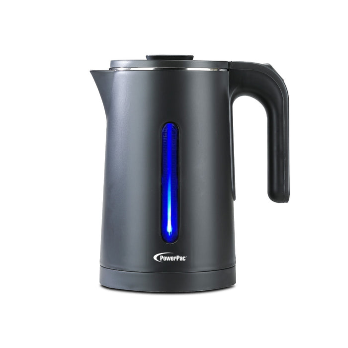 PowerPac Electric Kettle Jug, Cordless Kettle 1.8L Cool Touch Insulation (PPJ2022) Black