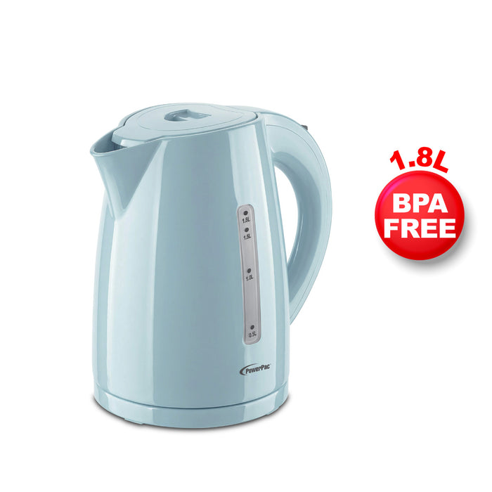 PowerPac Electric Kettle Jug, Cordless Kettle 1.8L (PPJ2005A)
