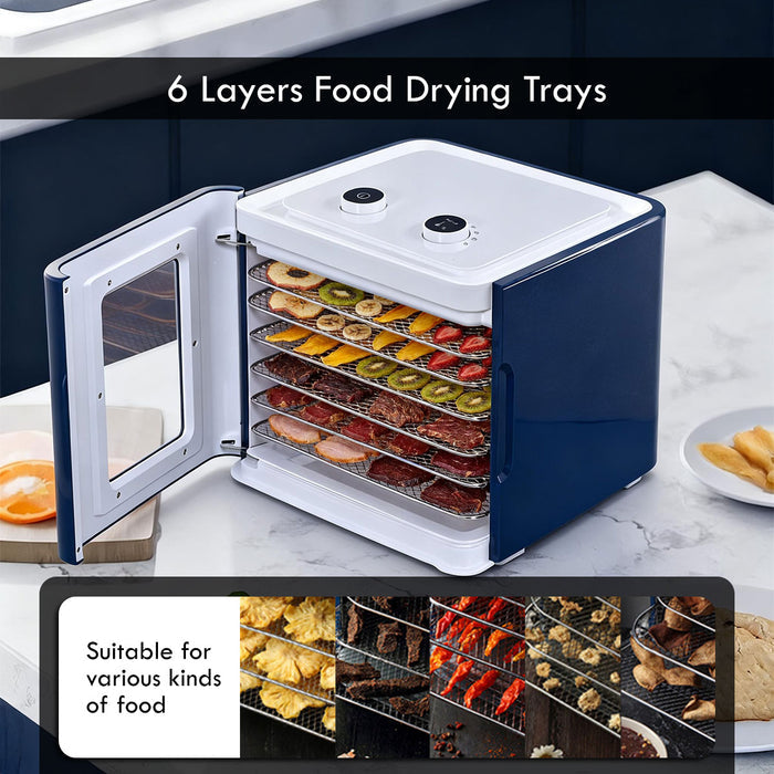 PowerPac Food Dehydrator, Electric Food Dryer Machine for Home Commercial Multi Tier (PPT512)
