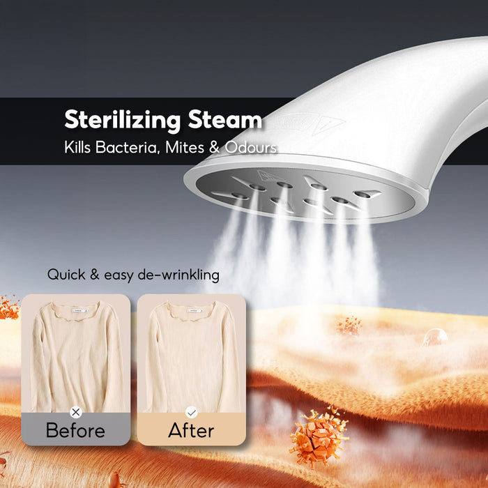 PowerPac Garment Steamer With 2 Heat Selector 2.7L Water Tank (PPIN655)