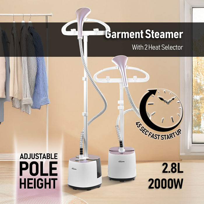 PowerPac Garment Steamer With 2 Heat Selector 2.8L Water Tank  (PPIN619A)