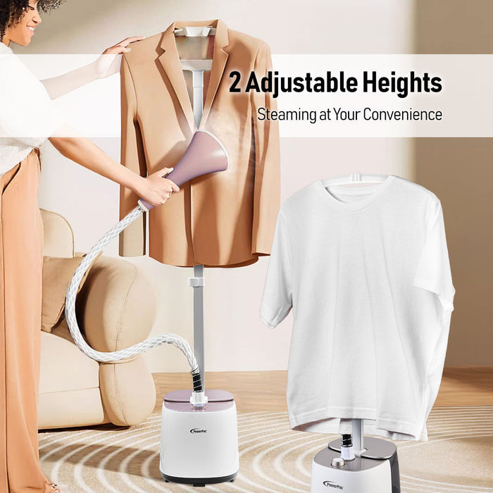 PowerPac Garment Steamer With 2 Heat Selector 2.8L Water Tank  (PPIN619A)