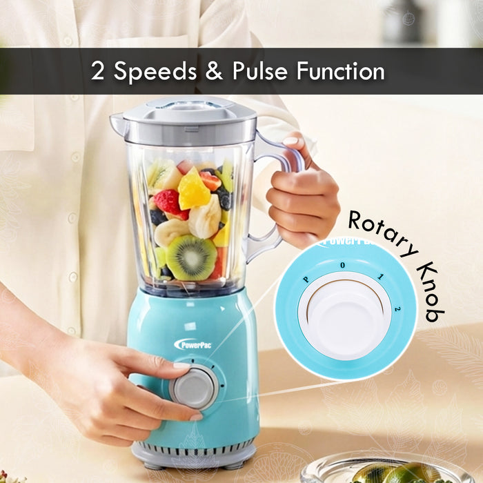 PowerPac High Power Blender, 3 IN 1 Multi-functional Blender with Dry Mill, Meat Mincer (PPBL678)