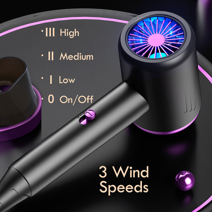 PowerPac High Speed Hair Dryer 1300W (PPH1200A) Purple
