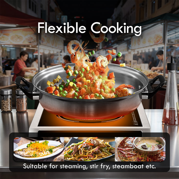 PowerPac Induction Cooker (Commercial), High Power Induction Cooker, Fast Heat Induction Cooker 3600W (PPIC889)