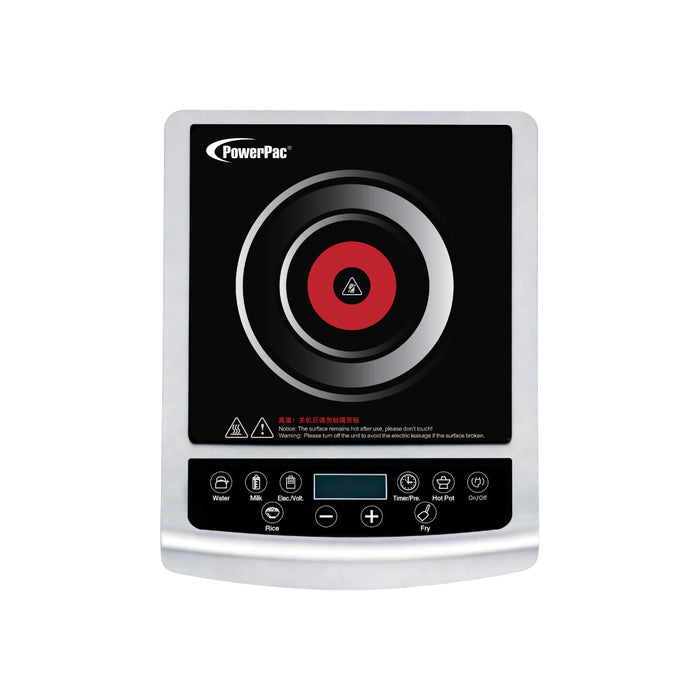 PowerPac Steamboat Induction Cooker, 7 Preset Functions, 1800W (PPIC848ANP)