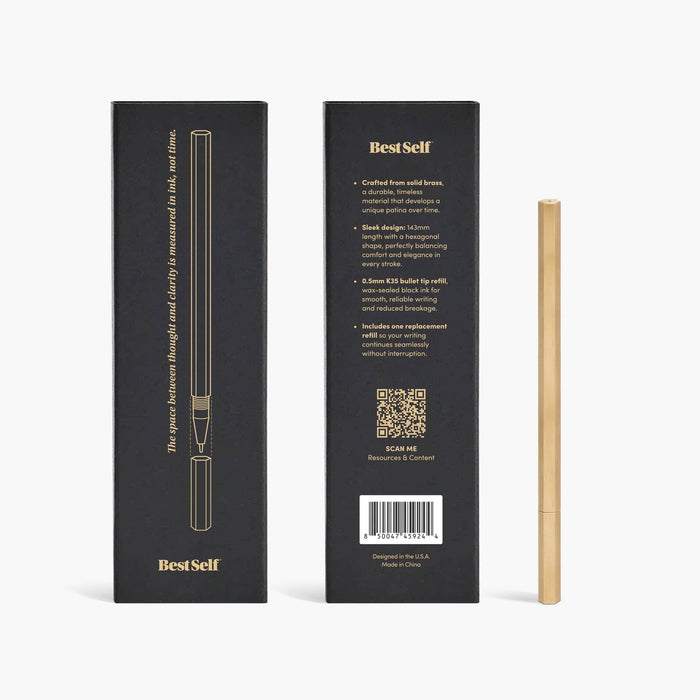 Premium Brass Pen Office Accessories BestSelf Co.