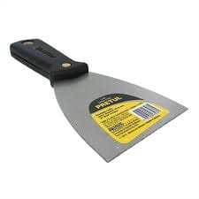 Pretul Flexible Blade Putty Knife, Spackle Knife, Tang Scraper, Metal Scraper Tool. Ideal for Drywall, Putty, decals, wallpaper, plaster, baking, patching, painting, stucco and much more - 21517 and 21516 MEGA