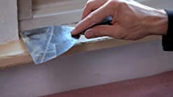 Pretul Flexible Blade Putty Knife, Spackle Knife, Tang Scraper, Metal Scraper Tool. Ideal for Drywall, Putty, decals, wallpaper, plaster, baking, patching, painting, stucco and much more - 21517 and 21516 MEGA