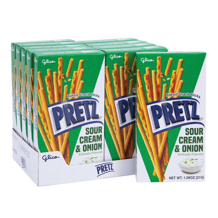 Pretz Sour Cream and Onion Baked Snack Sticks - 10 Count