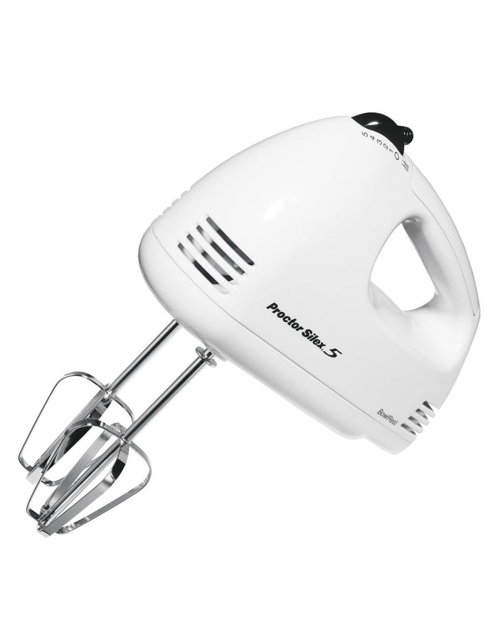 PROCTOR SILEX Easy Mix 5-Speed White Hand Mixer - 62515RY