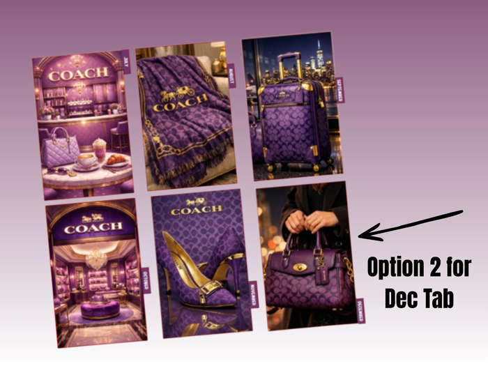 Purple Coach | Monthly Divider | A5 Rings | Set of 12 | PRE-ORDER