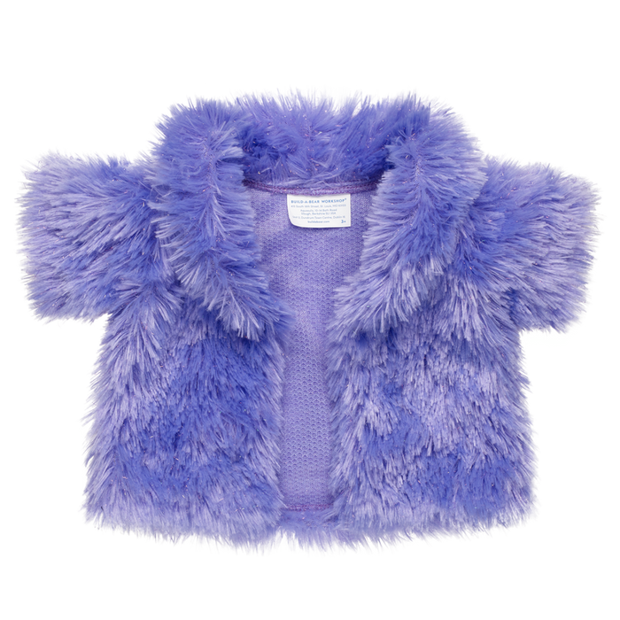 Purple Faux Fur Jacket