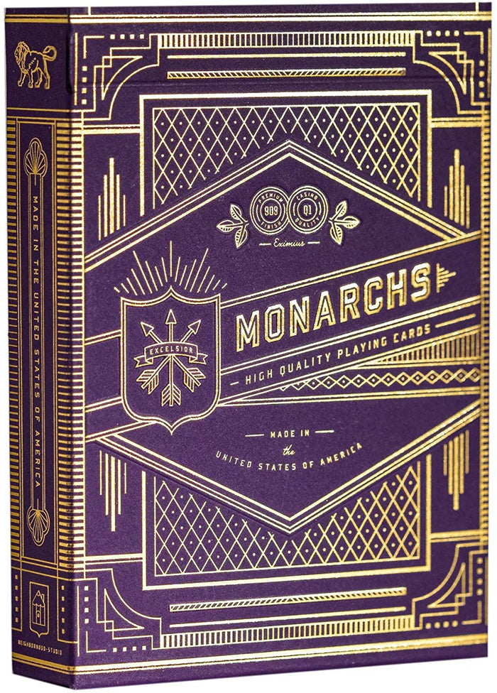 Purple Monarch Playing Cards by Theory11