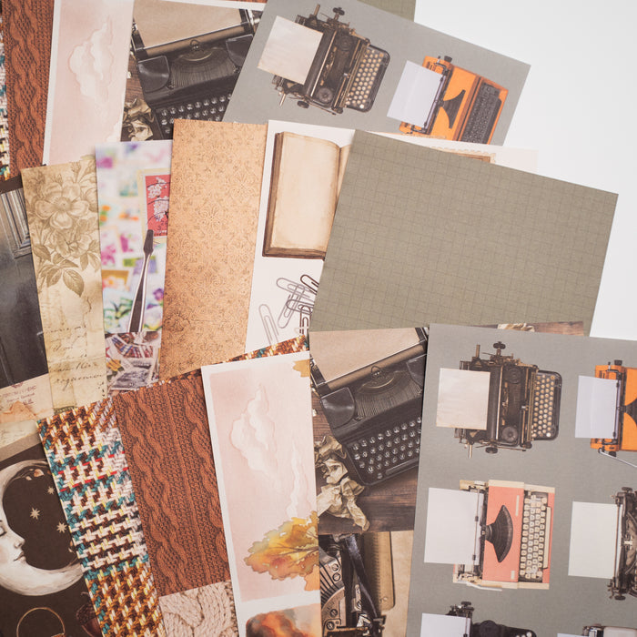 Quiet Corners Collage Paper Book