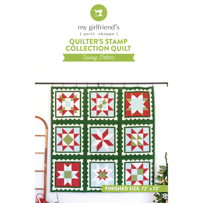 Quilter's Stamp Collection Quilt (Downloadable Sewing Pattern)