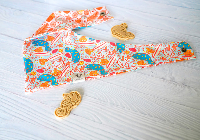Rad Sea - Active Snap On Bandana (Reversible)