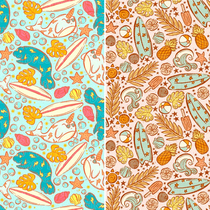 Rad Sea - Active Snap On Bandana (Reversible)