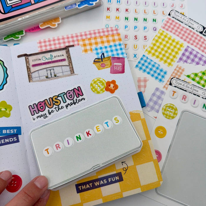 Rainbow Bead Font Stickers
