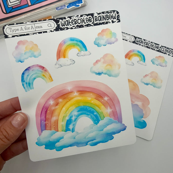Rainbow Jumbo Journaling Sticker Pocket