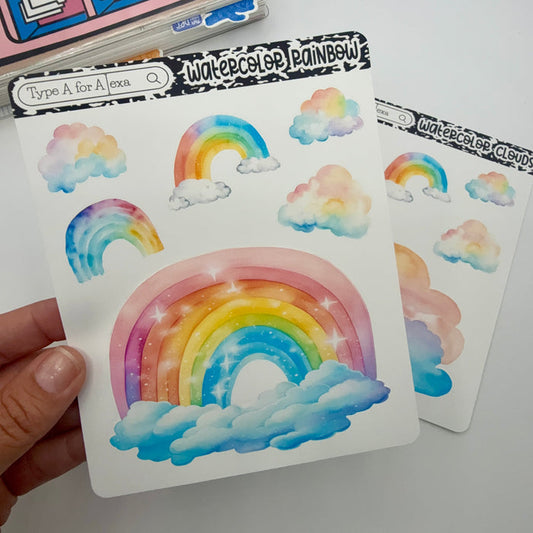 Rainbow Jumbo Journaling Sticker Pocket