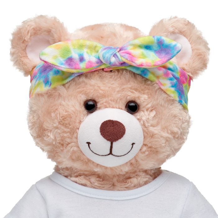 Rainbow Tie-Dye Knot Headband
