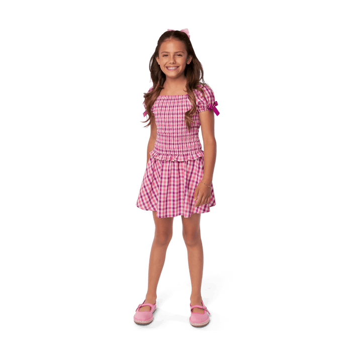 Raquel’s™ Gingham Ruffle Outfit for Girls & 18-inch Dolls + Raquel Doll (Girl of the Year™ 2026)