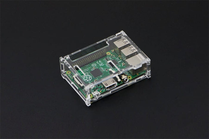 Raspberry Pi B+ Acrylic Enclosure [discontinued] by The Pi Hut - The Pi Hut