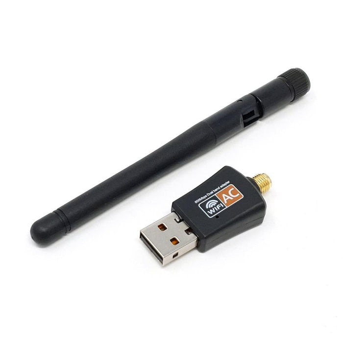 Raspberry Pi Dual-Band 5GHz/2.4GHz USB WiFi Adapter with Antenna [Discontinued] by The Pi Hut - The Pi Hut